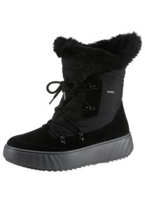Ara Damen Winterboots "MONACO-GTX", Gr. 5,5, schwarz, Textil, Veloursleder, sportlich, Schuhe, mit GORE-TEX