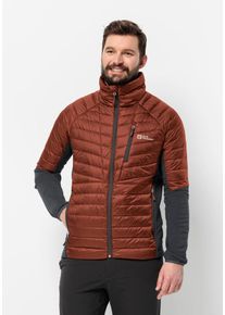 Jack Wolfskin Herren Hybridjacke "NEBELHORN DOWN HYBRID M", rosa, Gr. S, 1. OBERSTOFF 100% POLYAMID 2. OBERSTOFF: 95% POLYESTER, 5% ELASTHAN FUTTER