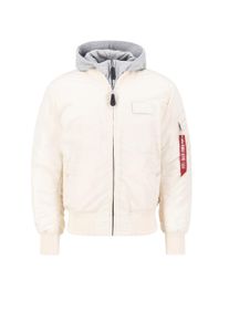Herren Bomberjacke "Alpha Industries Men - Bomber Jackets MA-1 D-Tec", weiß, Gr. M, Alpha Industries, Obermaterial: 100% Nylon, Futter: 100% Nylon,
