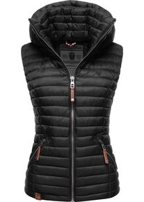 Navahoo Damen Steppweste "Shadaa", schwarz, modisch, Gr. XS, Oberstoff: 100% Nylon, Futter: 100% Polyester, Wattierung: 100% Polyester, Westen,