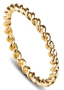 Nana Kay Damen Goldring "Twist, FG148", 50, Gelbgold 375, 2mm, gold, Gelbgold 375, Fingerringe