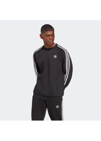 Herren Sweatshirt "ADICOLOR CLASSICS 3-STREIFEN", schwarz, sportlich, Gr. XS, adidas originals, Obermaterial: 70% Baumwolle, 30% Polyester,