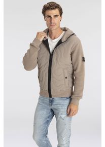 BOSS Orange Herren Steppjacke "Kalbero", braun, casual, Gr. XXXL, unifarben, Web, Obermaterial: 94% Baumwolle, 5% Polyacryl, 1% Elasthan, Jacken, mit