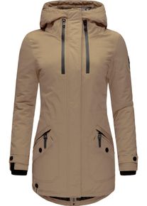 Navahoo Damen Wintermantel "Avrille II", grau, modisch, Gr. L, Oberstoff: 70% Baumwolle, 30% Polyester, Futter: 100% Polyester, Wattierung: 100%