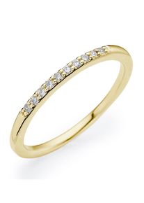 HECHTER PARIS Damen Fingerring "Schmuck Geschenk Silber 925 Damenring Stäbchen", 59, Silber 925 (Sterlingsilber), 1,3mm, gold, Silber 925