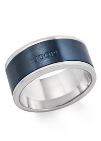 JOOP! JOOP Herren Fingerring "2027720, 2027723, 2027724, 2027727", 20, Edelstahl, 10mm, blau, Edelstahl, Fingerringe