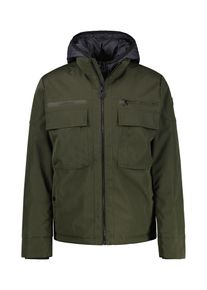 Lerros Herren Outdoorjacke "Lerros Fieldjacket mit Kapuze, gefüttert", grün, Gr. XL, 100% Polyester, Jacken, Wasser- und windabweisend, atmungsaktiv