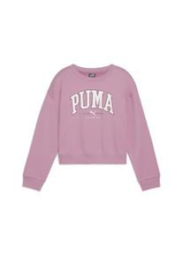 Puma Kinder Sweatshirt "SQUAD CREW FL G", rosa, sportlich, Gr. 176, bedruckt, Fleece, Obermaterial: 66% Baumwolle, 34% Polyester, Sweatshirts
