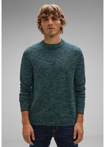 Street One MEN Herren Longpullover, grün, casual, Gr. XXL, unifarben, Web, 100% Baumwolle, Pullover, aus reiner Baumwolle
