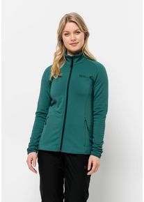 Jack Wolfskin Damen Fleecejacke "BAISELBERG FZ W", blau, Gr. M, OBERSTOFF 95% POLYESTER, 5% ELASTHAN FUTTER 100% POLYESTER, Jacken