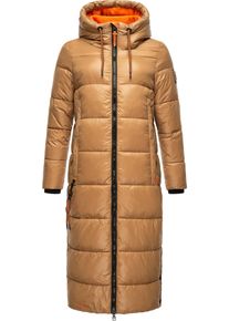 Navahoo Damen Steppmantel "Schmuseengel", braun, modisch, Gr. XS, Obermaterial: 100% Nylon, Futter: 100% Polyester, Wattierung: 100% Polyester,