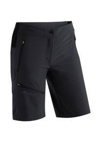 Maier Sports Damen Bermudas "Latit Short Vario", schwarz, Gr. 36, 88% Polyester (recycelt), 12% Elasthan, Hosen, kurze Damen Wanderhose, moderne