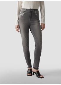 Lecomte Damen Jerseyhose "Lecomte Trendige graue Slim-Fit-Jeans", grau, feminin, Gr. 42, 98%Baumwolle 2%Elastan, Hosen