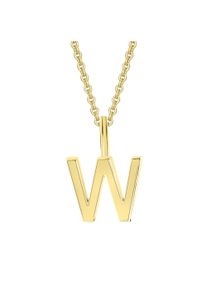 ONE ELEMENT Damen Ketten-Anhänger "Buchstabe W Buchstaben Anhänger aus 333 Gelbgold", W, Gelbgold 333-Gold, gold, Gelbgold 333, Gold,