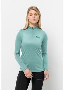 Jack Wolfskin Damen Stehkragenpullover "SKY THERMAL HZ W", grün, Gr. XS, 100% POLYESTER, Pullover