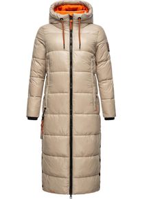 Navahoo Damen Steppmantel "Schmuseengel", grau, modisch, Gr. XL, Obermaterial: 100% Nylon, Futter: 100% Polyester, Wattierung: 100% Polyester,