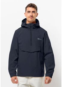 Jack Wolfskin Herren Funktionsjacke "DESERT WIND OVERHEAD M", blau, Gr. XXL, OBERSTOFF: 100% POLYESTER Futter: 100% POLYESTER, Jacken