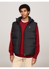Herren Steppweste "TJM ESSENTIAL DOWN VEST EXT", schwarz, casual, Gr. 5XL, Tommy Jeans PLUS, Web, Obermaterial: 100% Polyester, Westen, Große Größen