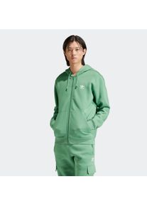Herren Kapuzensweatshirt "ESS FZ HDY", grün, sportlich, Gr. S, adidas originals, Obermaterial: 70% Baumwolle, 30% Polyester, Sweatshirts