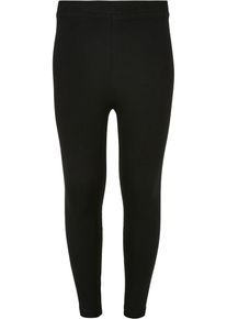 Urban Classics Mädchen Leggings "Urban Classics Damen Girls High Waist Jersey Leggings", schwarz, Gr. 158, unifarben, 95% Baumwolle, 5% Elasthan,