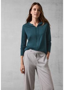Cecil Damen 3/4-Arm-Shirt, grün, casual, Gr. XXL, unifarben, Stoff, Web, 50% Modal, 50% Baumwolle, Shirts, im Tunika-Style