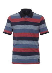 Casamoda Herren Poloshirt "Casamoda Polo-Shirt gestreift", rot, Gr. L, 100% Baumwolle, Shirts