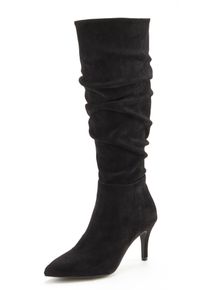 Lascana Damen Reißverschlussstiefel, Gr. 38, schwarz, Obermaterial: 100% Textilmaterial. Futter: 100% Textilmaterial. Decksohle: 100% Textilmaterial.