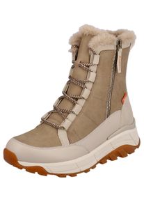 Damen Winterboots, Rieker EVOLUTION, Gr. 40, braun, Leder, Lederimitat, sportlich, Schuhe, Stiefelette, Profilsohle, mit TEX-Membran für den Winter