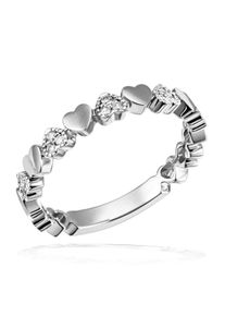 Goldmaid Damen Goldring, 16,5, Weißgold 585, silber, Weißgold 585, Fingerringe