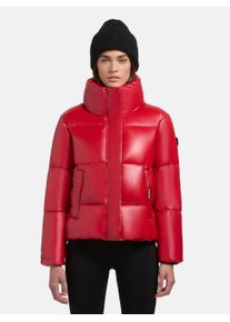 Khujo Damen Steppjacke "Rinja Shiny-YM", rot, modisch, Gr. XL, Obermaterial: 50% Polyester 50% Polyurethan, Innenfutter: 100% Nylon, Wattierung: 100%