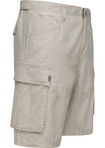 Ragwear Herren Shorts "Merly Linen", weiß, sportlich, Gr. 31, Material: 65% Baumwolle, 35% Leinen, Hosen, Kurze Leinenhose in Cargo-Optik
