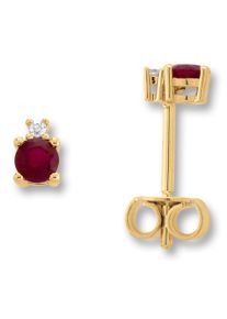 ONE ELEMENT Damen Paar Ohrhänger, Damen, 0.02 ct mit Diamant, Diamanten, gold, Diamanten, Ohrringe, Damen Gold Schmuck