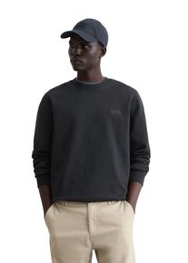 Marc O'Polo MARC O'POLO Herren Sweatshirt, blau, casual, Gr. L, Sweatware, Obermaterial: 100% Baumwolle, Sweatshirts, mit leicht unregelmäßiger