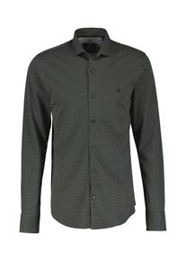 Lerros Herren Langarmhemd "Lerros Herren Jerseyhemd mit Haifischkragen", grün, Gr. S, 100% Baumwolle, Hemden