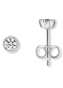 ONE ELEMENT Damen Paar Ohrhänger "Zirkonia Ohrringe Ohrstecker aus 333 Weißgold", Damen,mit Zirkonia, Weißgold 333, silber, Weißgold 333, Ohrringe,