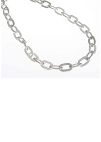 Firetti Damen Edelstahlkette "Schmuck Geschenk Ankerkettengliederung, 5 mm breit", 80, Edelstahl, B: 5mm, silber, Edelstahl, B:5mm, Halsketten, Made