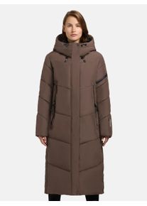 Khujo Damen Steppmantel "Sonje6", grau, Basic, Gr. L, Material: 100% Polyester, Futter: 100% Nylon, Wattierung: 100% Polyester, Mäntel, Gesteppter,