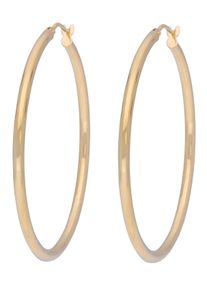 Firetti Damen Paar Creolen "Schmuck Geschenk Gold 375 Ohrschmuck Creole", 15, Gelbgold 375, gold, Gelbgold 375, Ohrringe