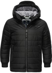 Ragwear Jungen Winterjacke "Coolio", schwarz, casual, Gr. 128, Außenmaterial: 100% Polyester, Innenfutter: 100% Polyester, Wattierung: 100%