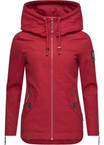 Navahoo Damen Outdoorjacke "Wekoo", rot, modisch, Gr. M, Oberstoff: 100% Baumwolle, Futter: 100% Polyester, Ärmelfutter: 100% Polyester, Jacken,