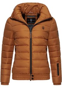 Marikoo Damen Steppjacke "Poison", braun, modisch, Gr. S, Oberstoff: 100% Polyester, Futter: 100% Polyester, Wattierung: 100% Polyester, Ärmelfutter: