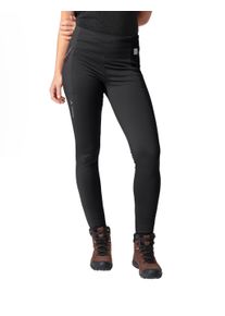Vaude Damen Thermohose "Women's Neyland Winter Tights", schwarz, sportlich, Gr. 36, unifarben, Web, Obermaterial: 88% Polyester, 12% Elasthan, Hosen