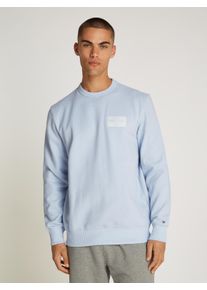 Tommy Hilfiger Herren Sweatshirt "MONOTYPE LABEL SWEATSHIRT", blau, casual, Gr. XXXL, Sweatware, Obermaterial: 60% Baumwolle, 40% Polyester,