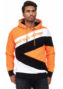 Rusty Neal Herren Kapuzensweatshirt, orange, sportlich, Gr. S, mehrfarbig, 70% Baumwolle, 30% Polyester, Sweatshirts, in sportlichem Design