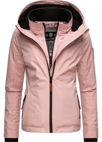 Marikoo Damen Outdoorjacke "Erdbeere", beige, sportlich, Gr. XXL, Oberstoff: 100% Polyester, Futter: 100% Polyester, Wattierung: 100% Polyester,