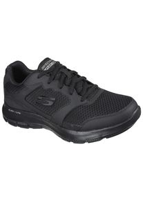 Skechers Herren Sneaker "FLEX ADVANTAGE 4.0", Gr. 47,5, schwarz, Leder, Textil, Lederimitat, sportlich, Schuhe, mit leichtem Profil, Freizeitschuh,