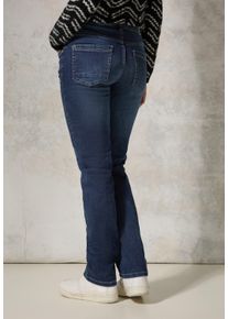 Cecil Damen Slim-fit-Jeans, blau, casual, Gr. 25, unifarben, Jeans, 78% Baumwolle, 20% Polyester, 2% Elasthan , Jeans, High Waist