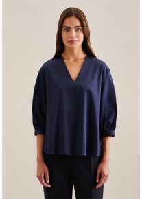 Seidensticker Damen Tunika "Schwarze Rose", blau, Gr. 42, unifarben, 97% Baumwolle, 3% Elastan, Tuniken