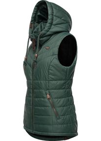 Ragwear Damen Steppweste "Lucinda Vest", grün, sportlich, Gr. XL, Obermaterial: 100% Polyester, Innenfutter: 100% Polyester, Wattierung: 100%