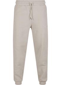 DROPSIZE Herren Jogginghose "Dropsize Herren Embo V2 Jogger", grau, Gr. XL, 70% Baumwolle, 30% Polyester, Hosen